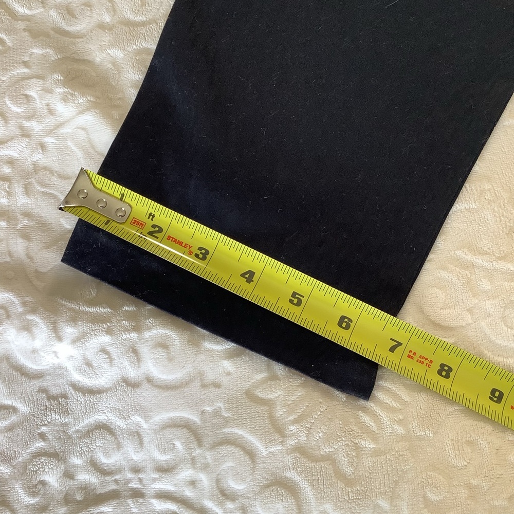 Loft CROPPED PETITE pants, black, size 2P - Picture 7 of 9